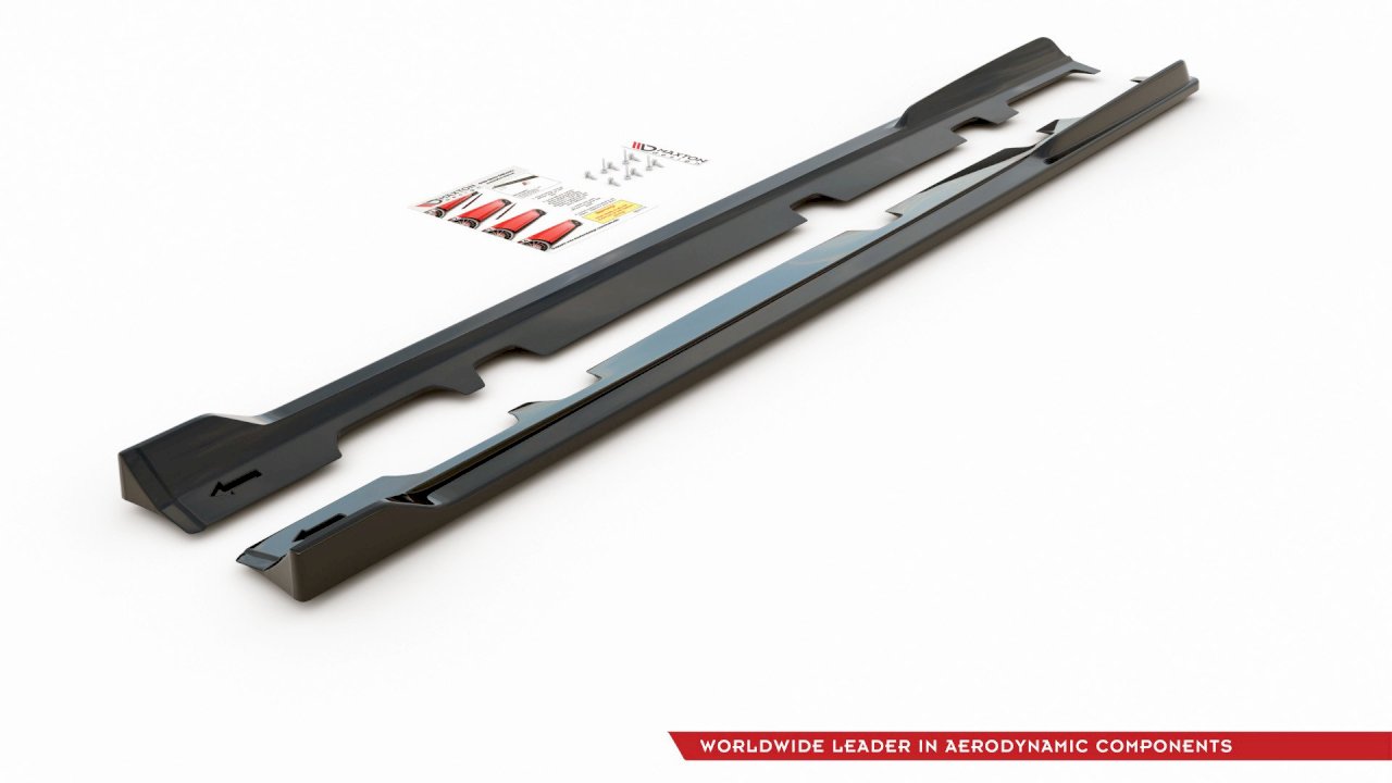 Maxton Design - Side Skirts Diffusers V.3 Ford Fiesta Mk8 ST / ST-Line