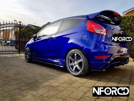 Ford Fiesta ST180/ST Mk7 & Mk7.5 (2013-2017) KSB Gloss Black ABS Body/Lip Kit - Front Splitter/Chin Spoiler, Side Skirts/Sill Covers & Extensions - Facelift Aero Pack - UK Made, Fixings Included