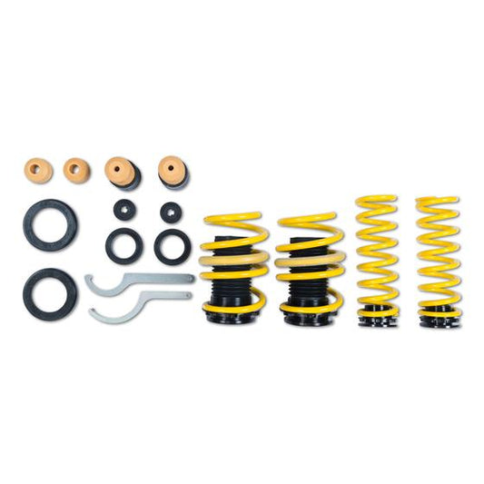 ST Suspensions Adjustable Drop/Lowering Springs HAS Kit for BMW M4 F83 Convertible/Cabriolet Soft-Top (2015-2020) - Front & Rear Ride Height Adjustable - Coilover Alternative - EDC/OEM Shock Compatible