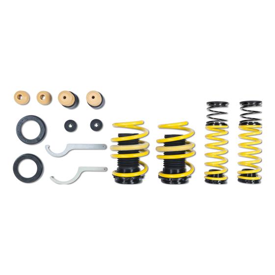ST Suspensions HAS Height Adjustable Lowering Springs Kit for BMW X5 G05 (2019+, xDrive40i/40ix, xDrive50i/50ix, M50i) | Front & Rear Ride Height Adjustable Drop Kit, Adaptive/EDC Electronic Damper Compatible | 273200CR | Coilover Alternative
