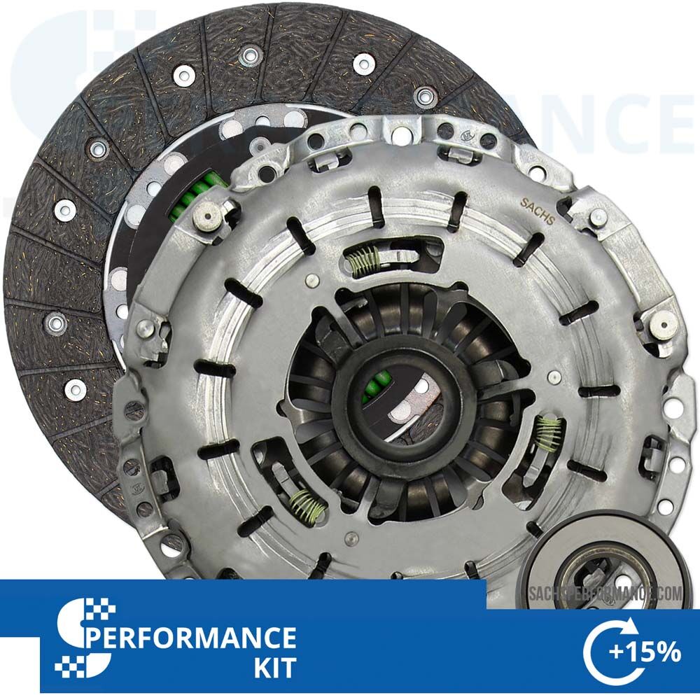 Sachs SRE Performance Uprated Heavy Duty Organic Clutch Upgrade Kit 240mm 26-Spline for BMW M140i M240i 335is 550i 650i E92 E93 F10 F12 F20 – Manual 6-Speed – Self-Adjusting – Stage 1 – +15% Torque – Direct OE Replacement