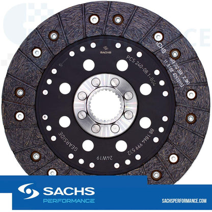 Sachs Performance Organic Clutch Kit - BMW F20/F21 M135i, F30/F31/F34 320i 328i 335i, F32/F33/F36 435i, X1 E84 & X3 F25 20iX - 240mm 540Nm - Direct-Fit with OE Flywheel - Manual - 001243.999532C