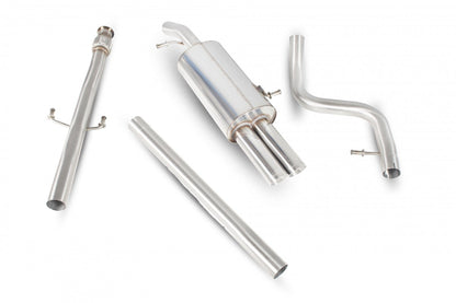 Scorpion Cat-Back Exhaust for Peugeot 208 GTI 1.6T (2012-2015) - Non-Resonated, Stainless Steel 63.5mm/2.5", Daytona Tailpipes - Direct Fit Performance Upgrade SPGS022