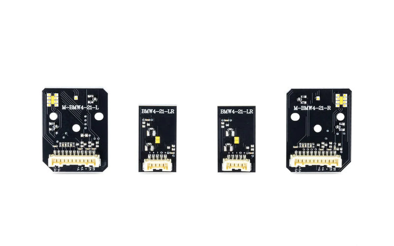 BMW M3 F80 & M4 F82/F83, 4 Series F32/F33 CSL Yellow DRL Module Set | Pre-LCI & LCI 2014-2020 | Xenon & LCI2 Ikon Non-Adaptive | CSL Style Yellow Angel Eyes Daytime Running Lights