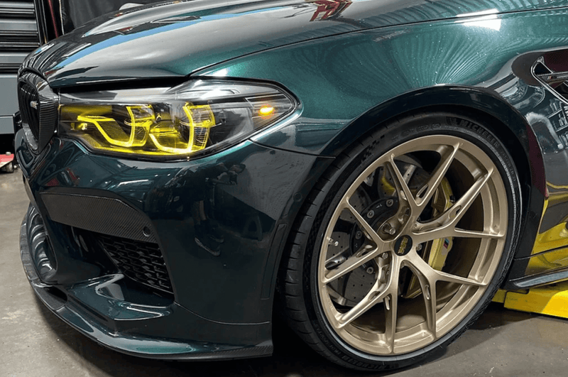 BMW M5 F90 Pre-LCI/Pre-Facelift Amber/Yellow DRL LED Boards 2016–2020 – Angel Eyes/Halo/Corona Rings Headlight DRL Modules – CSL/M5 CS Inspired Laserlight Retrofit Kit (Pair)