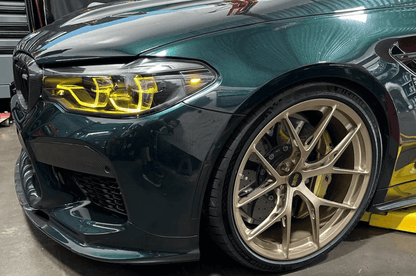 BMW M5 F90 Pre-LCI/Pre-Facelift Amber/Yellow DRL LED Boards 2016–2020 – Angel Eyes/Halo/Corona Rings Headlight DRL Modules – CSL/M5 CS Inspired Laserlight Retrofit Kit (Pair)