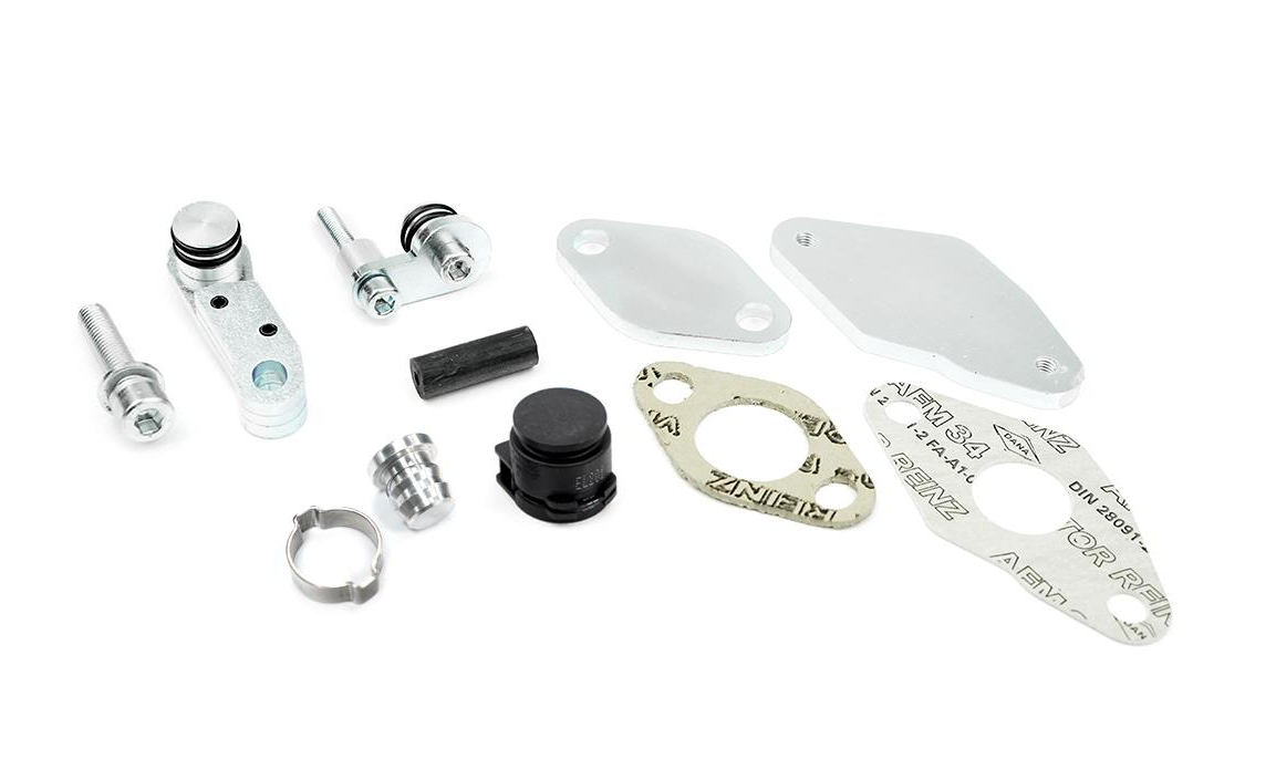 Darkside BMW F-Series Diesel EGR Cooler Delete/Bypass/Blanking Kit - N47N N47S1 N57N N57Z - EGR Block-Off Removal Pipe for F10 F11 F15 F16 F25 F26, 520d 525d 530d 535d 730d X3 X4 X5 X6, F01 F02 F07, 518d, Replacement Pipe, Blanking Plate, 530dX 535dX