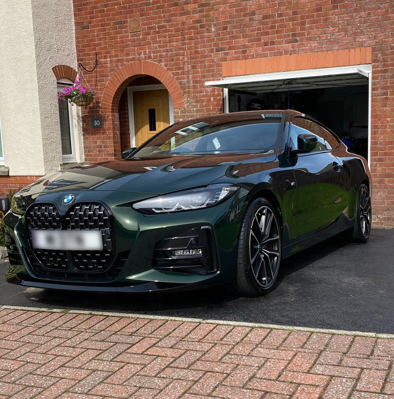 BMW 4 SERIES G22/G23 GLOSS BLACK SPLITTER - MP STYLE