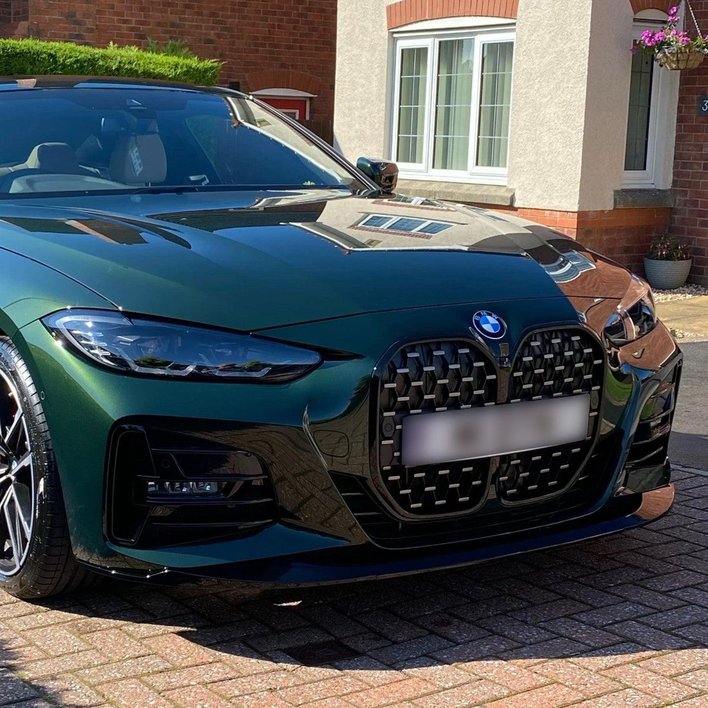 BMW 4 SERIES G22/G23 GLOSS BLACK SPLITTER - MP STYLE