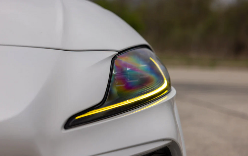 Toyota GR Supra MK5 A90/A91 CSL Motorsport Style Yellow DRL LED Module Set, Plug & Play Daytime Running Light Upgrade (2019+, Adaptive Headlights)