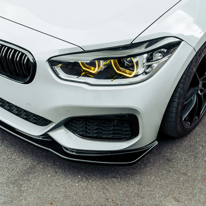 AUTOID CSL-Style Amber/Yellow Angel Eyes DRL LED Boards for BMW 1 Series F20 F21 LCI M135i M140i (2015-2019) – Halo Ring Module Upgrade, Plug & Play OEM Fit Headlight Daytime Running Light Conversion