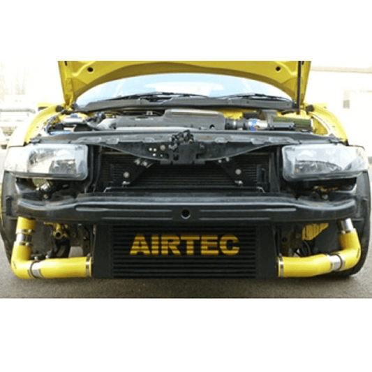 AIRTEC Motorsport Front Mount Intercooler (FMIC) Upgrade Kit for SEAT Leon Cupra R (LCR) - 60mm Single Pass Core - Direct Fit, No Cutting, Retains Crash Bar & Fog Lights - Pro-Series Satin Black or Silver