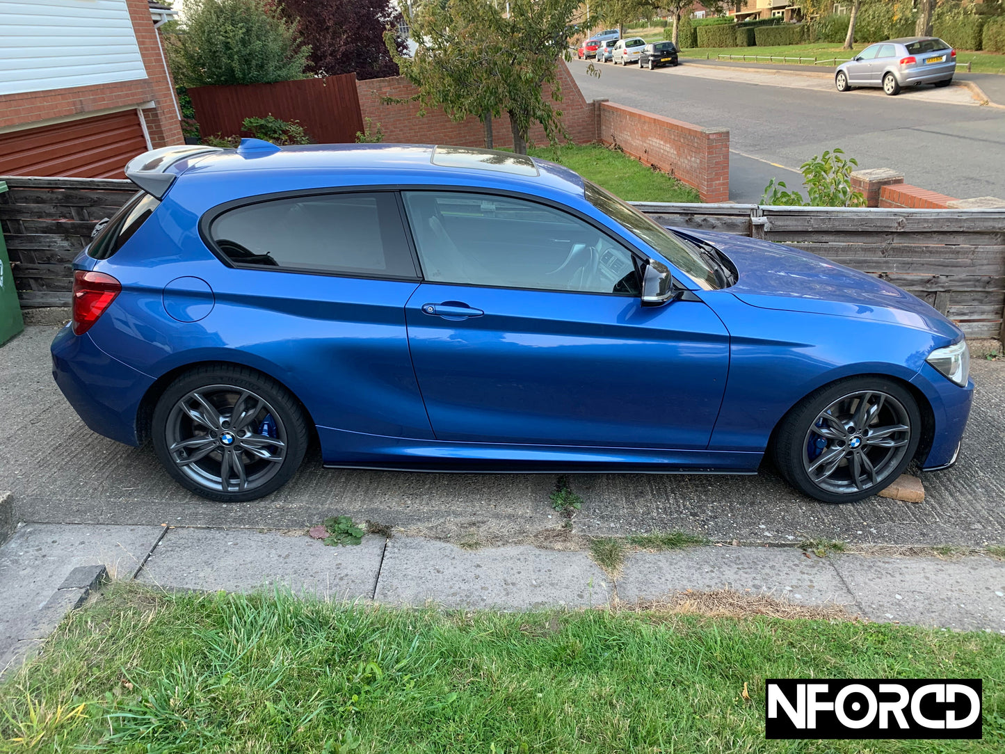 BMW 1 Series M135i Pre-Facelift Pre-LCI (F20/F21) Full Body Kit - Splitter, Side Skirts, Rear Spats, Rear Diffuser, Gloss Black Spoiler & Kidney Grilles, M Performance Style Mirror Covers - Direct Fit, No Paint, UK