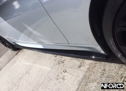 KSB Gloss Black Front Splitter/Lip & Side Skirts with Extensions for BMW M3 F80 & M4 F82  ABS Aero Styling Kit | UK Made