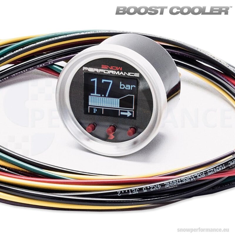 Snow Performance VC50 OLED Gauge Controller – Water/Methanol Injection (WMI) Meth Kit Controller, Progressive Boost/MAP-Referenced, 52mm Gauge, Universal Turbo & Supercharged Petrol/Diesel – Boost Cooler Stage 2 (SP40150)