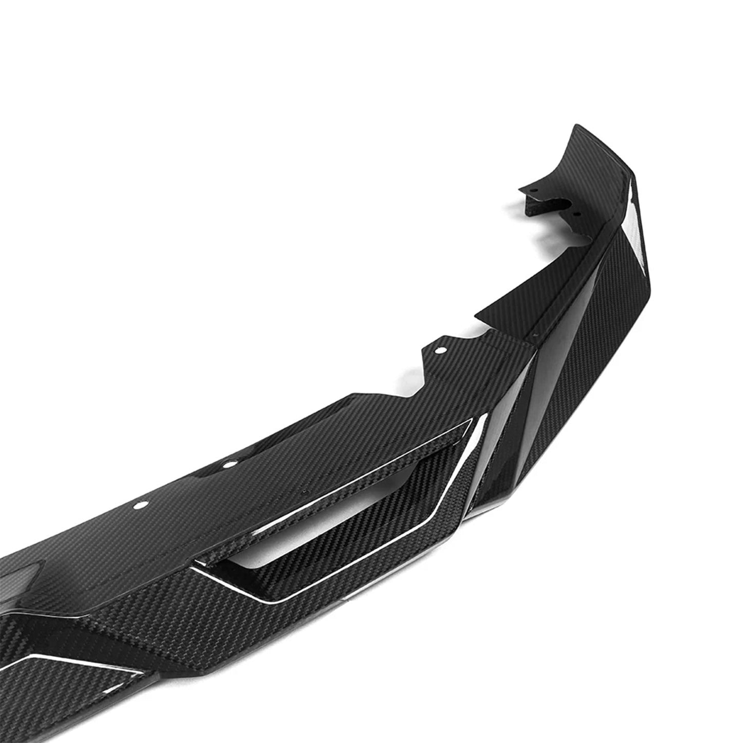 SooQoo BMW F95 X5M LCI Front Splitter In Gloss Carbon Fibre