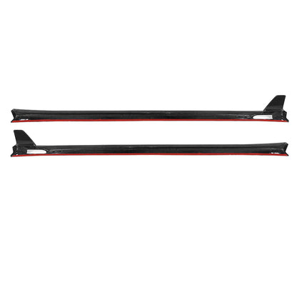 SooQoo BMW F97 X3M & F98 X4M SQ-B Side Skirts In Gloss Pre Preg Carbon Fibre
