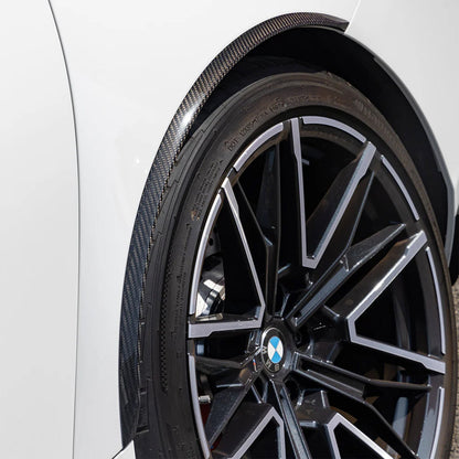 SooQoo BMW G90 & G99 M5 SQ Wheel Arch Trims In Gloss Carbon Fibre