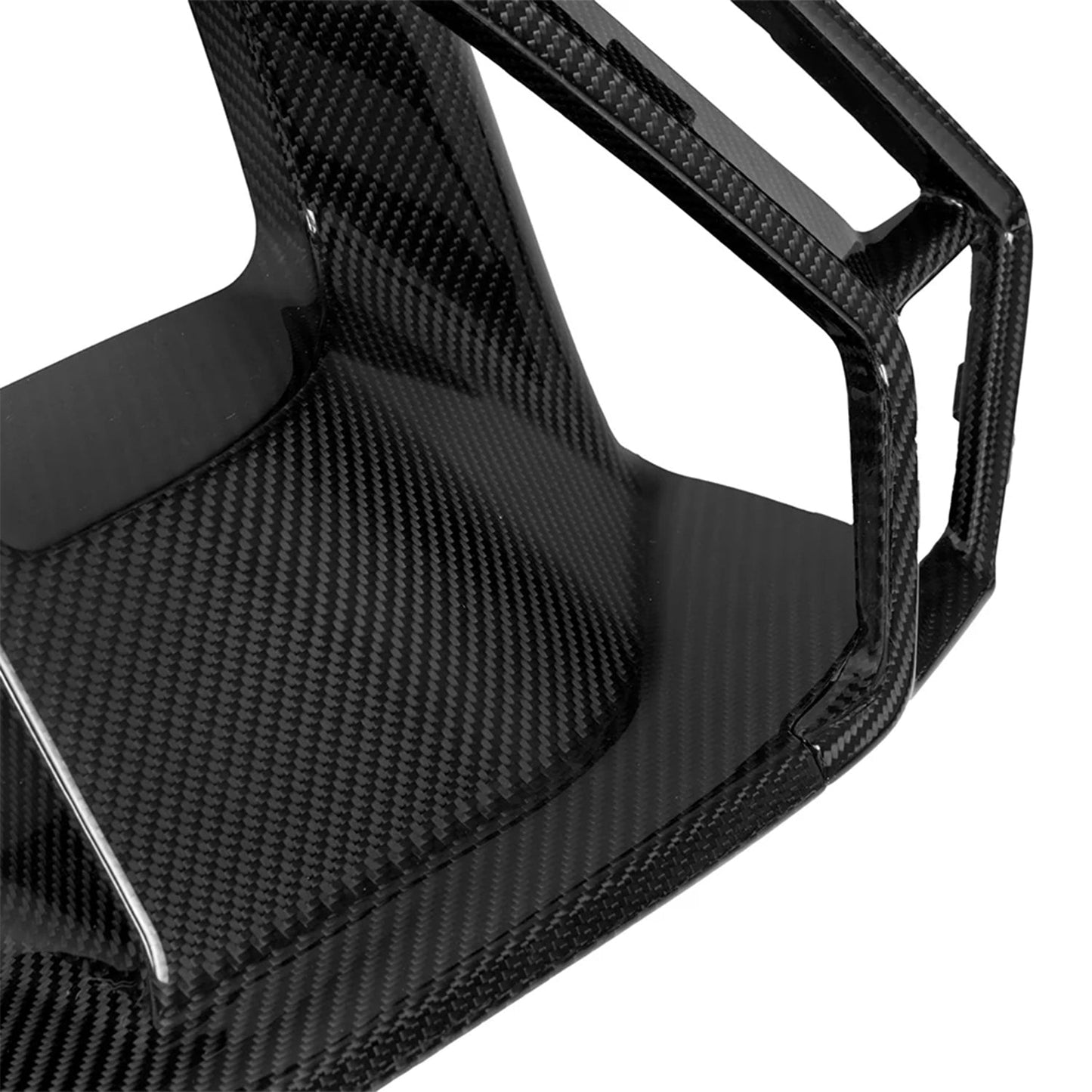 SooQoo BMW G90 & G99 M5 SQ Central Front Bumper Trim In Gloss Carbon Fibre