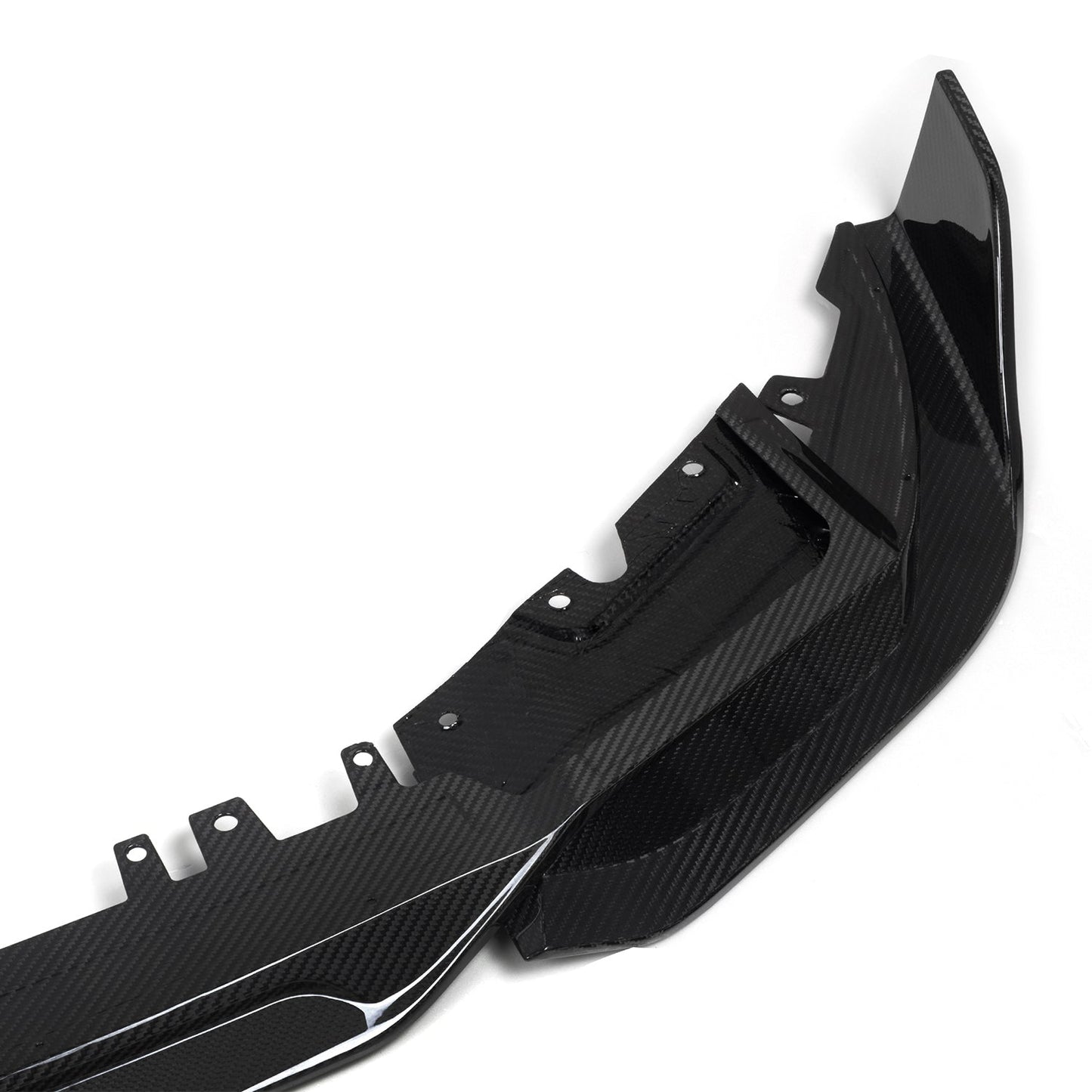 SooQoo BMW X3M F97 & X4M F98 LCI Front Splitter In Gloss Pre Preg Carbon Fibre (Facelift 2022+)