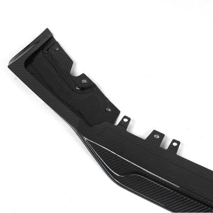 SooQoo BMW X3M F97 & X4M F98 LCI Front Splitter In Gloss Pre Preg Carbon Fibre (Facelift 2022+)