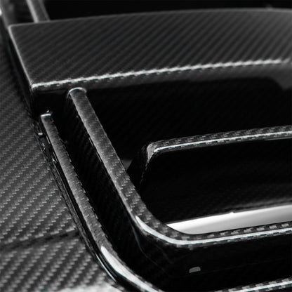 SooQoo BMW M3/M4 SQ Aero Front Grille In Gloss Pre Preg Carbon Fibre (G80/G81/G82/G83)