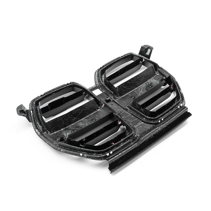 SooQoo BMW M3/M4 SQ Aero Front Grille In Gloss Pre Preg Carbon Fibre (G80/G81/G82/G83)