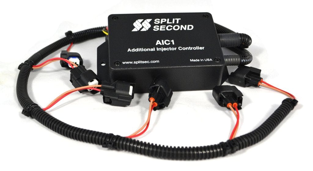 Split Second AIC1-6 Aux Fuel Controller - Additional Injector Driver/Port Injection (PI) Controller, 6-Channel EV6 USCAR High Impedance, PC Tunable - Piggyback ECU for Turbo/Supercharged BMW N54/N55 135i 335i (101-0030)