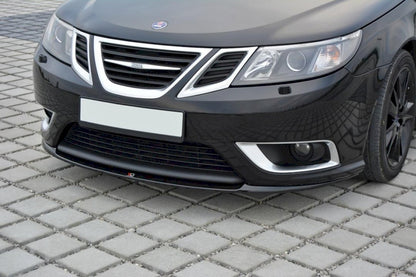 Maxton Design - FRONT SPLITTER SAAB 9-3 AERO MK2 FACELIFT (2007-11)