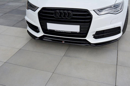 Maxton Design - Front Splitter V.1 Audi A6 / A6 C7 S-Line / S6 C7 Facelift