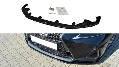 Maxton Design - FRONT SPLITTER LEXUS IS MK3 FACELIFT F-SPORT (2016-UP)