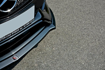 Maxton Design - FRONT SPLITTER V.1 MERCEDES A W176 AMG FACELIFT