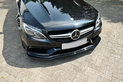 Maxton Design - Front Splitter V.1 Mercedes-AMG C63 Sedan / Estate W205 / S205