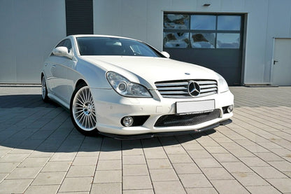 Maxton Design - FRONT SPLITTER V.1 MERCEDES CLS C219 55AMG (2004-2006)
