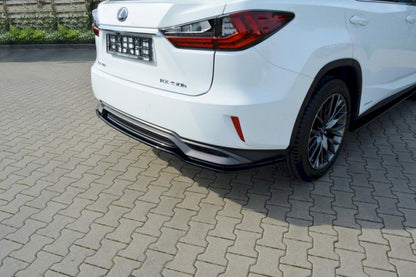 Maxton Design - CENTRAL REAR SPLITTER LEXUS RX MK4 H (WITHOUT VERTICAL BARS)