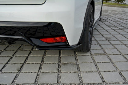 Maxton Design - REAR SIDE SPLITTERS HONDA CIVIC MK9 FACELIFT 2014-2017