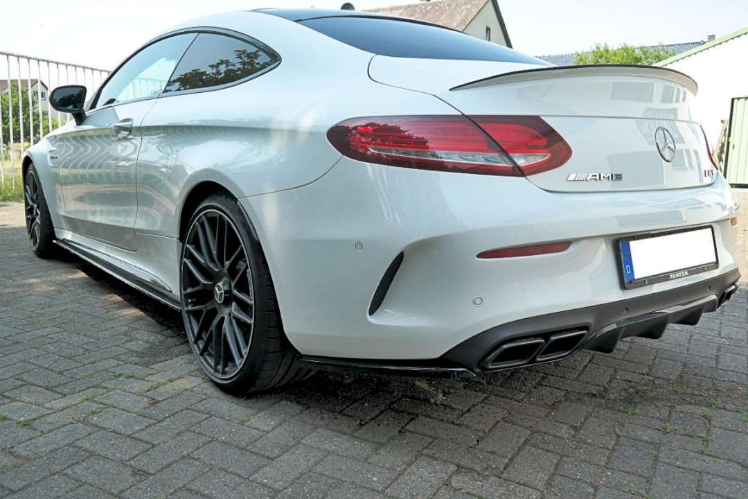 Maxton Design - REAR SIDE SPLITTERS MERCEDES C 205 63 AMG COUPE (2016-2018)