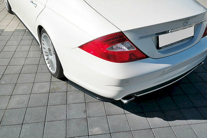 Maxton Design - REAR SIDE SPLITTERS MERCEDES CLS C219 55AMG (2004-2006)