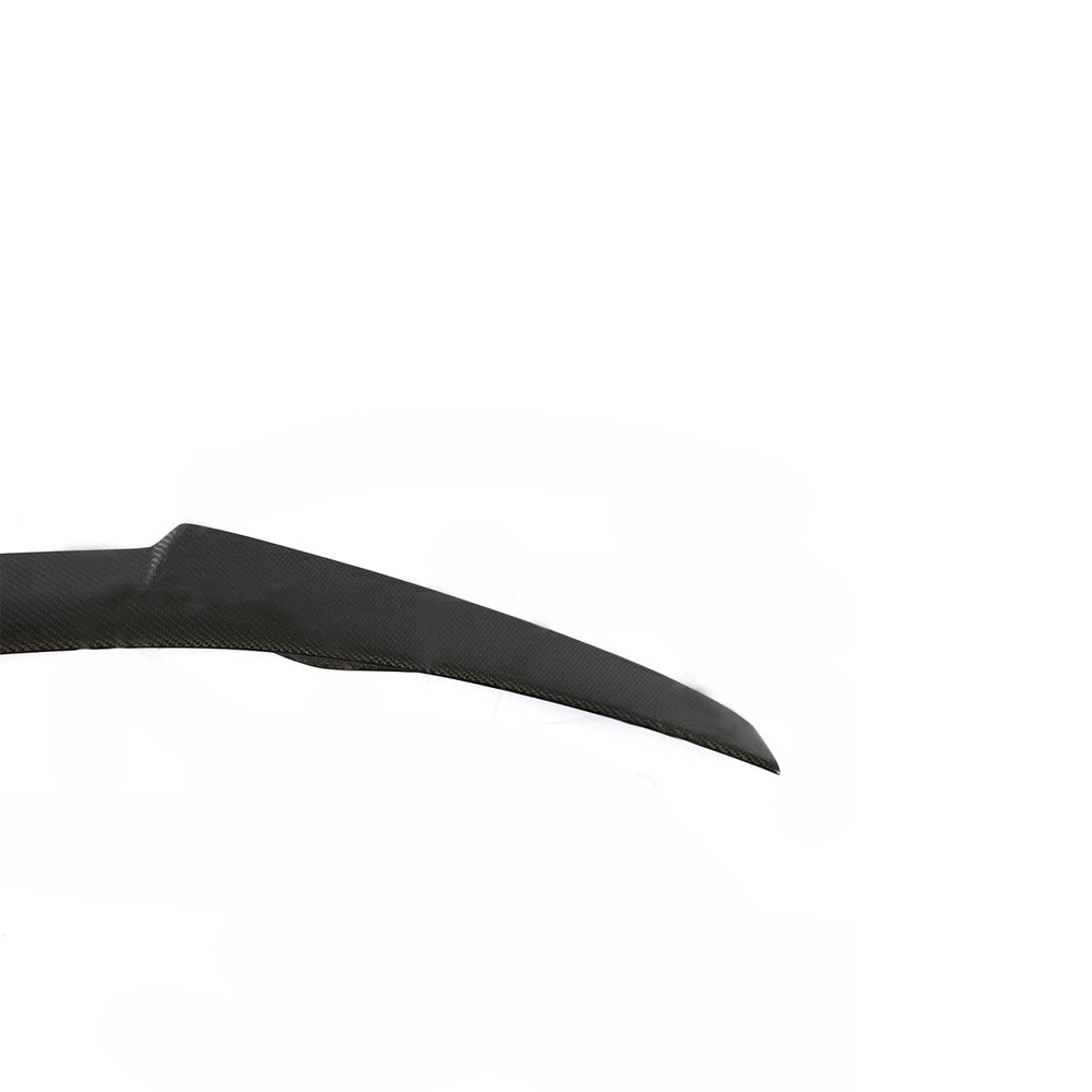 BMW M4 F82 Coupe 2014-2020 Full Carbon Fibre/Fiber Body Kit – M Performance / MP Style Aero Pack: Front Splitter, Side Skirts, Rear Diffuser, V Style Boot Spoiler – Gloss Real Carbon Lip Kit