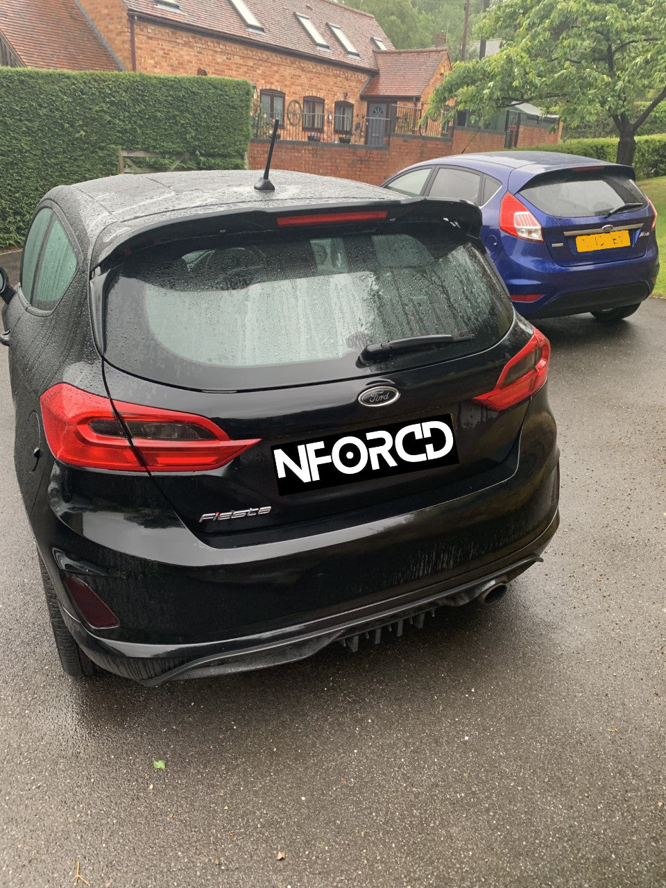 Ford Fiesta Mk8/Mk8.5 Rear Spoiler Riser Kit - Wing Lift Spacers, Stand-Off Brackets & Shims | Fits 2017-2023 ST & ST-Line | Roof Wing Extender Elevation Set | UK Stock Fast Dispatch