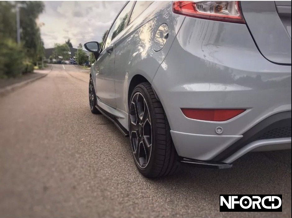 Ford Fiesta ST180/ST Mk7 & Mk7.5 (2013-2017) KSB Gloss Black ABS Body/Lip Kit - Front Splitter/Chin Spoiler, Side Skirts/Sill Covers & Extensions - Facelift Aero Pack - UK Made, Fixings Included