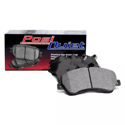 StopTech Posi Quiet Semi-Metallic Disc Brake Pads for Volvo S90 (2016+) & XC90 (2014+) - OE Fit, Low Noise/Low Dust, Daily Driving Replacement Pad Kit - Fits T5 T6 T8 B4 B5 B6 D4 D5 - 104.18650