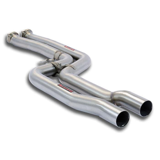 Supersprint Section 1 Centre/Front Pipes for BMW M3/M4 F80 F82 F83 (2014-2018) – S55 Non-Resonated Mid Pipe, Secondary Cat Delete/Decat, Catless Straight-Through Exhaust (989612)