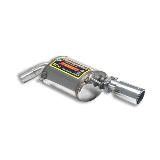 Supersprint 980224 Right Rear Silencer/Muffler O90 1x90mm - BMW 3 Series E92/E93 335i 335ix N54/N55 & 335d - Axle-Back Exhaust Back Box Offside Polished Tailpipe - Stainless Performance for Coupe/Convertible 2006-2013 - ALPINA B3 GT3