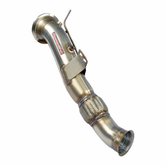 Supersprint 525811 Catless De-Cat Downpipe / Race Front Pipe for BMW 3 Series G20 M340i & M340i xDrive (B58 OPF/GPF) + Toyota GR Supra A90/MK5 3.0 - Turbo Outlet Cat Delete Exhaust Upgrade - Track/Off-Road Use Only