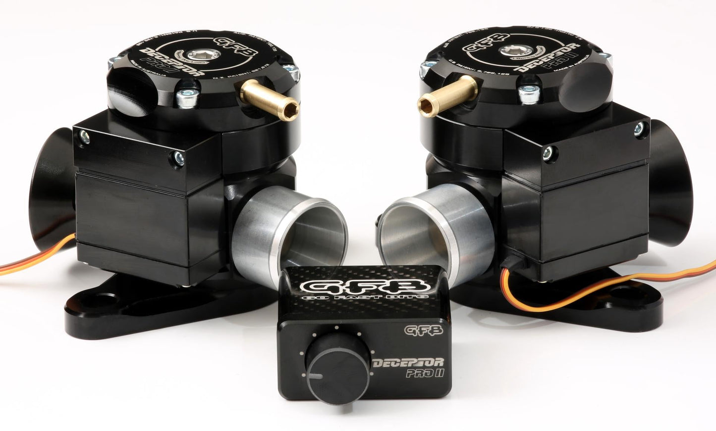 GFB T9505 Dual Deceptor Pro 2 - in-cabin motorised adjustable bias venting diverter valve (Nissan GTR R35)