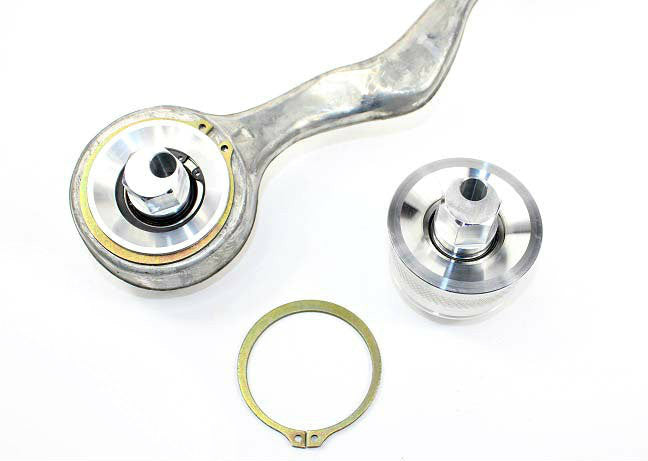 SPL Parts BMW E8X E9X F8X Adjustable Front Caster Rod/Control Arm Monoball Bushings (Tension Strut/Thrust Arm Spherical Bearings) - E82 E88 E90 E91 E92 E93 F80 M3 F82 F83 M4 F87 M2 - Pair - SPL CRB E9X