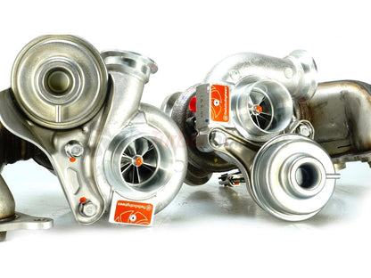 TTE500 BMW N54 Hybrid Twin Turbochargers by TheTurboEngineers - 135i & 335i (E82 E88 E90 E91 E92 E93), 500 PS, Fast Spool, Plug & Play