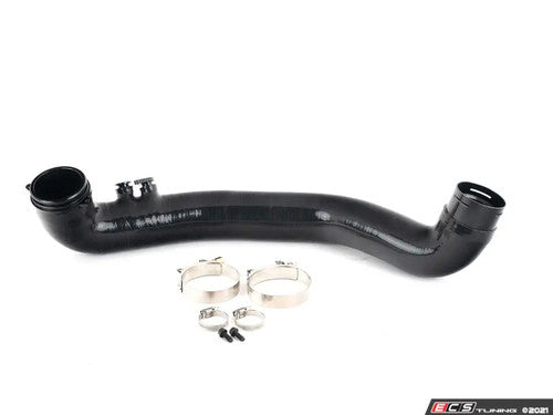Turner Motorsport Silicone Charge Pipe / Boost Pipe for BMW M340i B58 (G20/G21) - Turbo Outlet to Throttle Body Intercooler Pipe Upgrade - 4-Ply Reinforced with MAP & Temp Sensor Ports - Fits 3 Series M340i xDrive