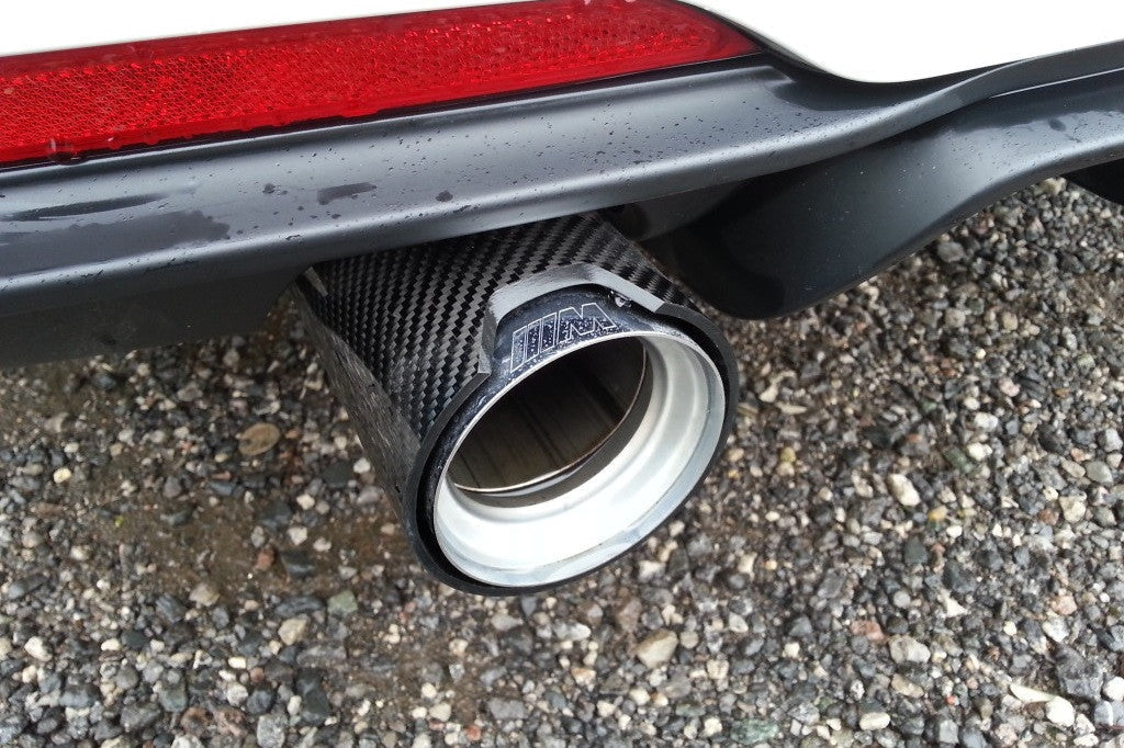 Genuine BMW M235i N55 M Performance Axle-Back Exhaust | OEM Rear Silencer/Muffler Back Box/Rear Box with Twin 80mm M Tips | F22 F23 2 Series 2012-2016 Coupe Convertible incl xDrive AWD | Stainless Sports Tailbox Upgrade